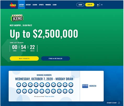 check keno results online.